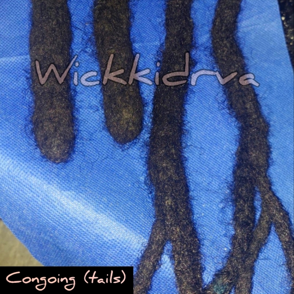 Human Hair Locs Congos |Wickkidrva